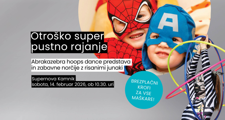 Pustno rajanje z risanimi junaki v Kamniku
